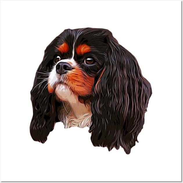 Cavalier King Charles Spaniel Wall Art by Elarex